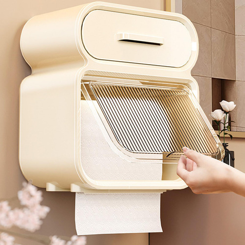 Soporte De Papel Higiénico, Caja De Almacenamiento De Papel