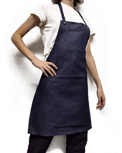 Delantal Denim Chef, Cocina, Barra, Barberia, Verdulería
