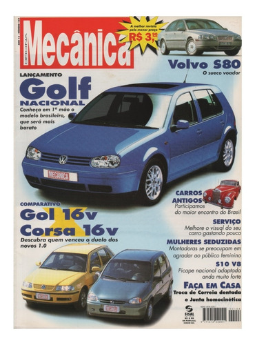 Oficina Mecânica Nº154 Golf Volvo S80 Vw Gol Corsa 1.0 16v