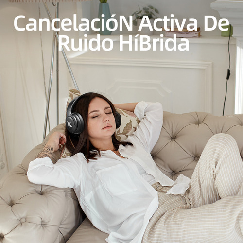 Audífonos Inalámbricos Bluetooth Negro