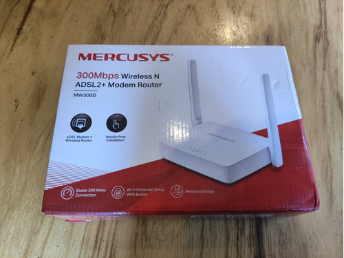 Módems Adsl2+ Mercusys Mw300d