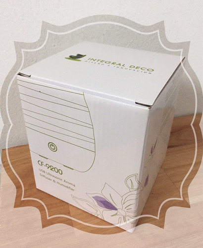Imagen 3 de 10 de Difusor Humidificador White + Aromaterapia + 2 Esencia