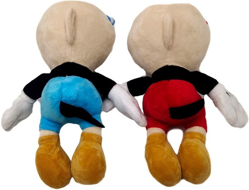 Uiuoutoy Cuphead Mugman Plush 9 Figuras Juego De 2 Piezas