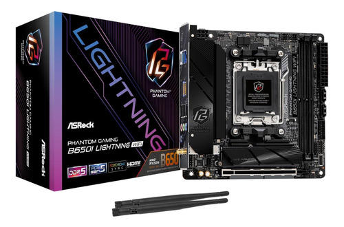 Asrock B650i Lightning Wifi 6e Amd Socket Am5 Ryzen B650 Ddr