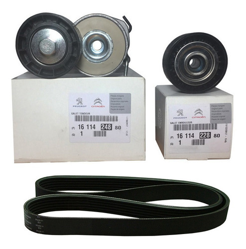 Imagen 5 de 5 de Kit Distribucion + Bomba + Kit Polyv Berlingo 1.6 Hdi 8v