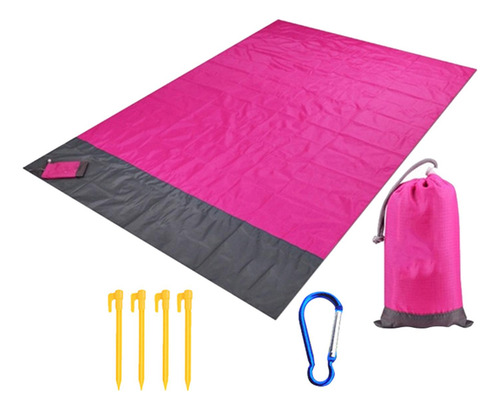 Colchoneta De Camping Plegable De Viaje Lona De 200cmx210cm