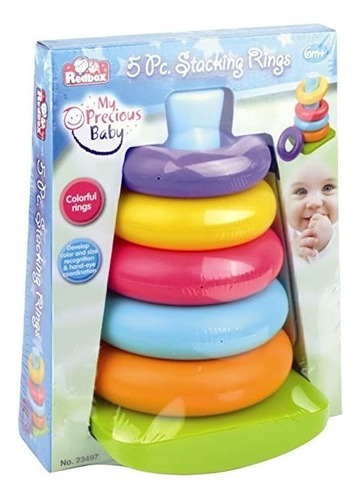 Imagem 2 de 2 de Brinquedo De Argolas Para Crianças 5 Unidades