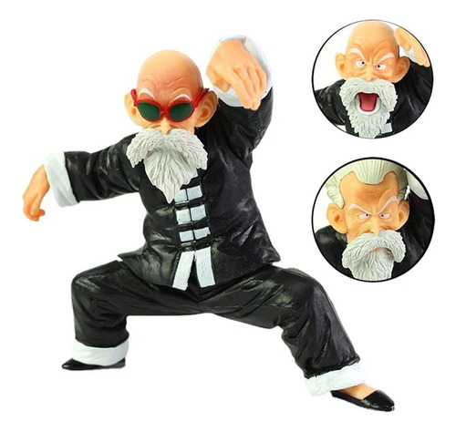 Figura De Dragon Ball Maestro Roshi 15cm De Colección