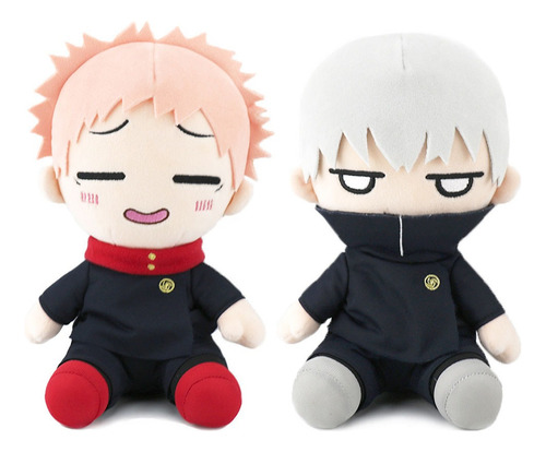 2pcs Jujutsu Kaisen Itadori Yuji Inumaki Toge Peluche Muñeca