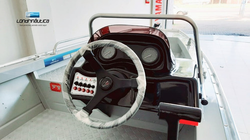 Lancha Alumínio Nublar 600 Pesca Com Motor 40hp Novo
