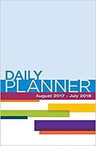 Daily Planner August 2017 July 2018