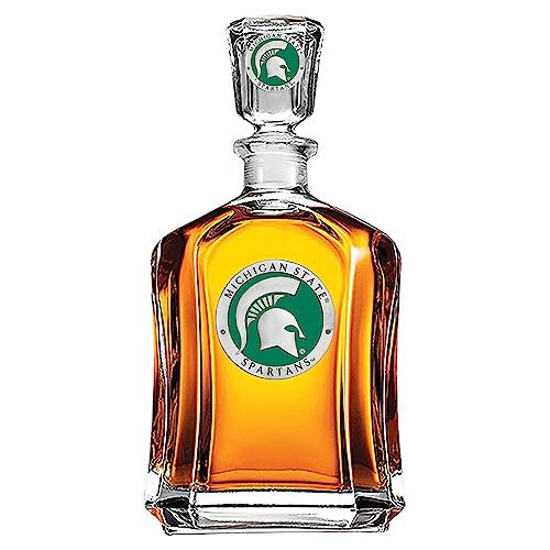 Michigan State Spartans Capitol Decanter