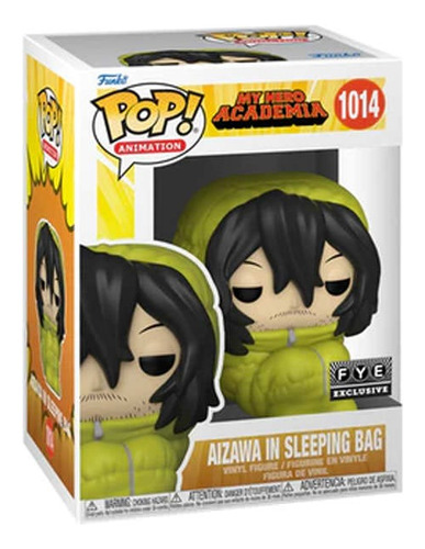 Funko Pop 1014 Aizawa In Sleeping Bag My Hero Academia Fye