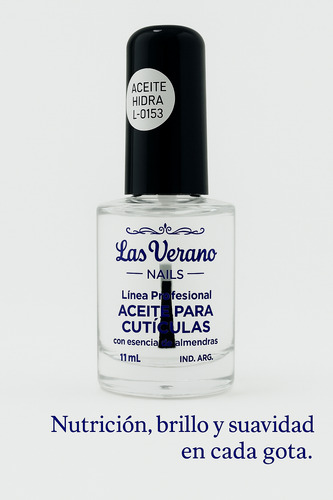 Aceite Para Cutículas Las Varano 11ml Esculpidas Uñas Semi