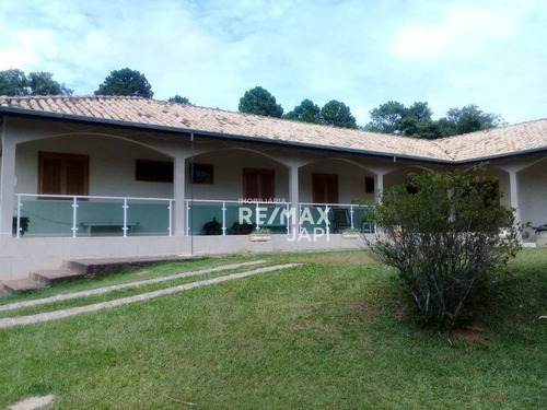 Chácara Com 4 Dormitórios À Venda, 5124 M² Por R$ 2.200.000,00 - Vale Dos Cebrantes - Jundiaí/sp - Ch0122