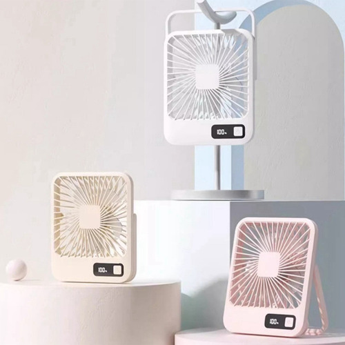 Ventilador Pequeño De Escritorio Con Múltiples Potencias, Mo