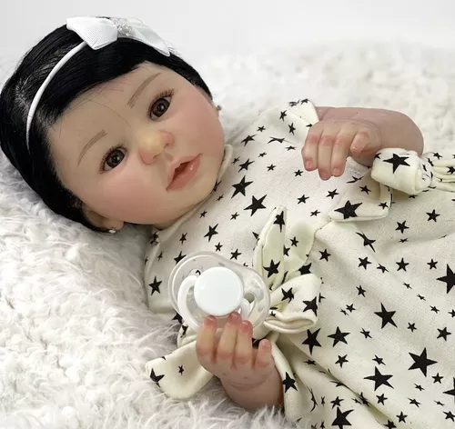 Bebe Reborn Princesa Banho Silicone Realista Menina em Promoção é