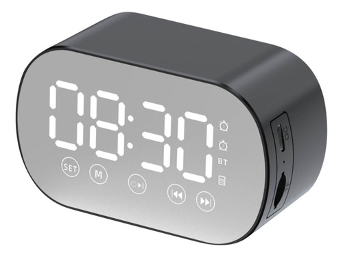 Altavoz Bluetooth Inalámbrico G Con Reloj Digital Y Alarma S