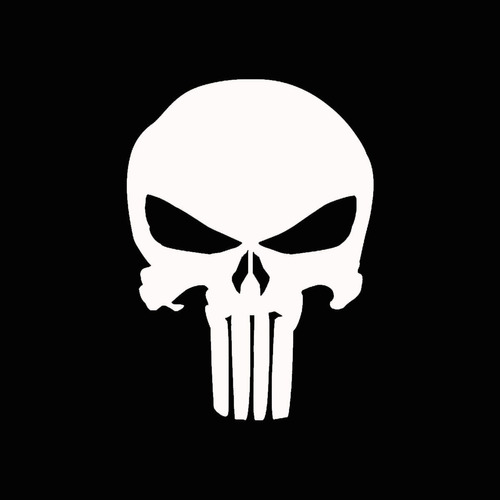 Calco Decorativa The Punisher Sticker Vinilo Ploter