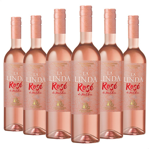 Vino Finca La Linda Rose Malbec 750ml Rosado Luigi Bosca X6