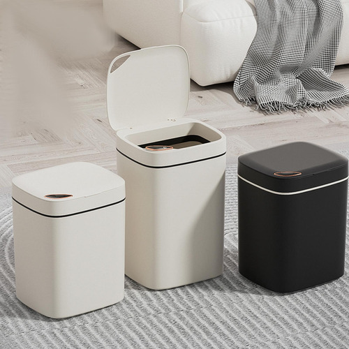 Cubo De Basura Inteligente, Papelera Resistente, Para 12l