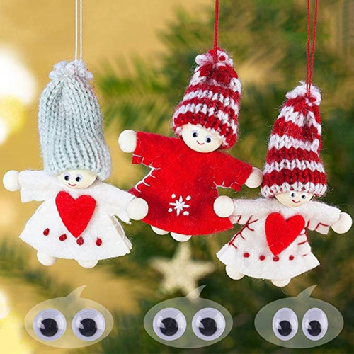 Pegatinas De Plástico Con Forma De Ojos De Muñeca, 500 Unida
