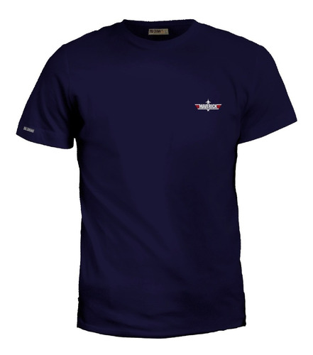 Camiseta Maverick Logo Avion Estrella Top Gun Pelicula Phc