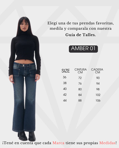 Jean Oxford Rigido De Mujer Localizado Tiro Bajo Lindo Calce
