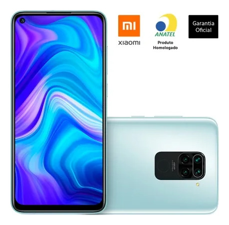 Xiaomi Redmi Note 9 64gb Nfc + Garantia 1 Ano + Fone Sem Fio