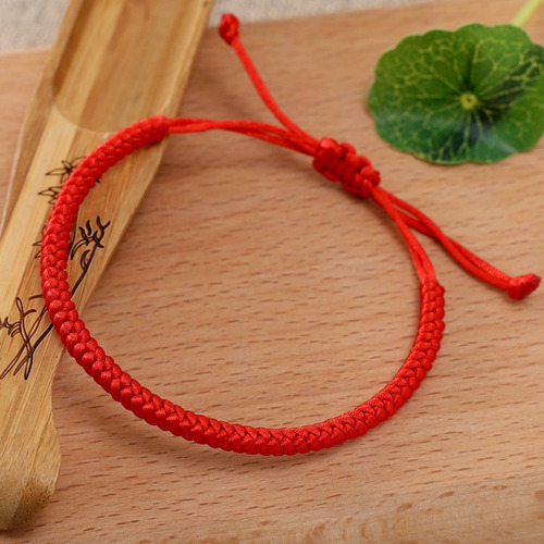 Mox Para Sl Pulsera Rojo Chino Hilo Hombre Mujer Afortunado