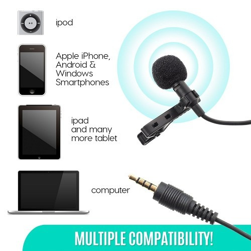 Imagen 3 de 4 de Microfono Para Celulares, Camaras, Tablets