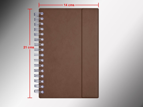 Paquete De 100 Cuadernos De Curpiel C/cierre De Imán C/logo A