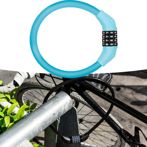 Lock De Bicicleta Combinación Reiniciable Localización De
