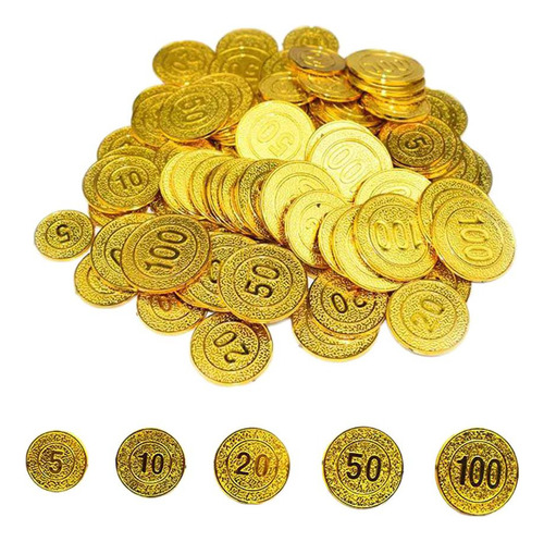 I Monedas De Oro Pirata Oro 2,5-3,7 Cm Oro 2,5-3,7 Cm