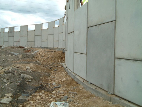 Placas Prefabricadas De Concreto Para Muro De Gravedad 
