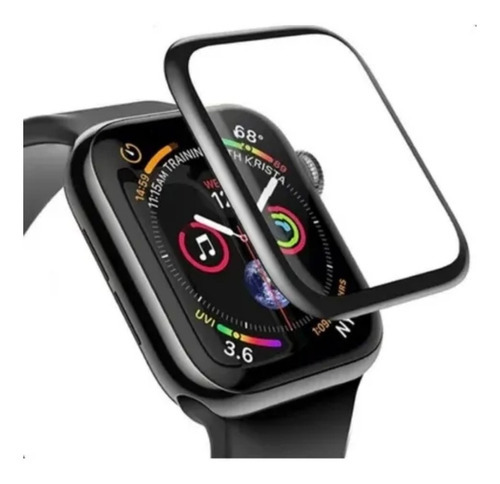 Pulseira Metal + Película P/ Smartwatch Serie 1-7 41/45mm Cor Cinza-espacial Largura 45 mm