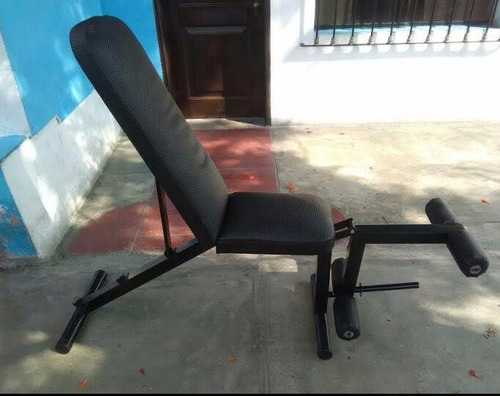 Banca Libre Para Pecho Con Ejercitador De Piernas 4 Niveles
