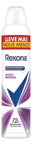 Antitranspirante Rexona Active Emotion 250cc Fragancia Act Emotion