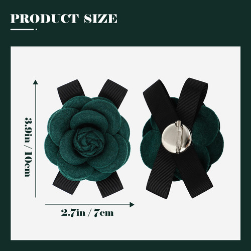 Broche De Flores De Simulación Con Forma De Ramillete Floral