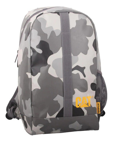 Mochila Cat Zion Color Grey Camo Diseño de la tela Camuflado