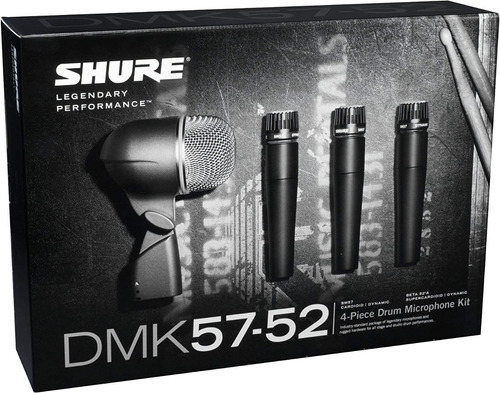 Imagen 1 de 3 de Shure Drum Microphone Kit For Performing And Recording Drumm