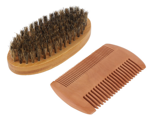 Kit De Cuidado De Barba, Cepillo Para Bigotes Y Tijeras De D