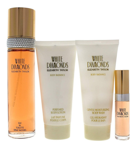 White Diamond Elizabeth Taylor Eau De Toilette Juego De Rega