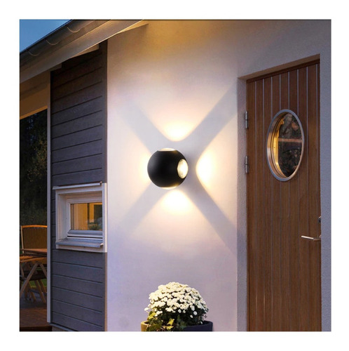 Imagen 2 de 9 de Lámpara Aplique De Pared Moderno Tipo Esfera.