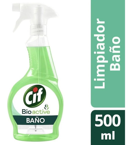 Cif Limpiador Líquido De Baños Bioactive Gatillo 500ml
