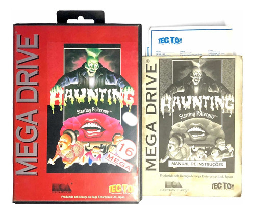 Haunting Starring Polterguy - Caja Y Manual Sega Mega Drive