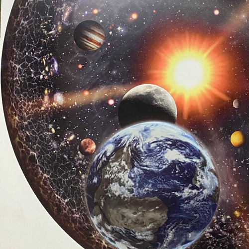 Rompecabezas Redondo De 1000 Piezas Sobre El Universo, El Si