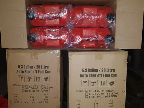 Bidones De 20 Lts Para Gasolina Pico Anti Derrame Importados