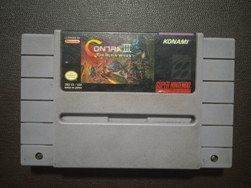 Contra 3 Alien Wars - Super Nintendo Snes 