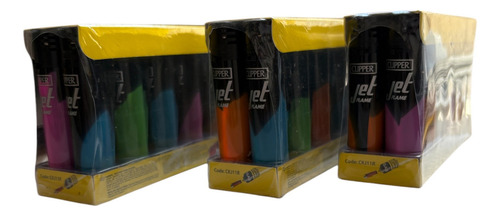 Encendedores Recargable Clipper Jet Flame 12pz Variado